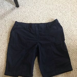 Chico’s Cargo Shorts - Navy Blue 3.5